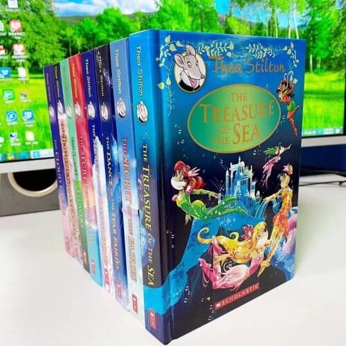 8 Books Female Geronimo Stilton Thea Stilton Special Edition Picture Book Kids English Bridge Chapter Comic Story 5+ Years