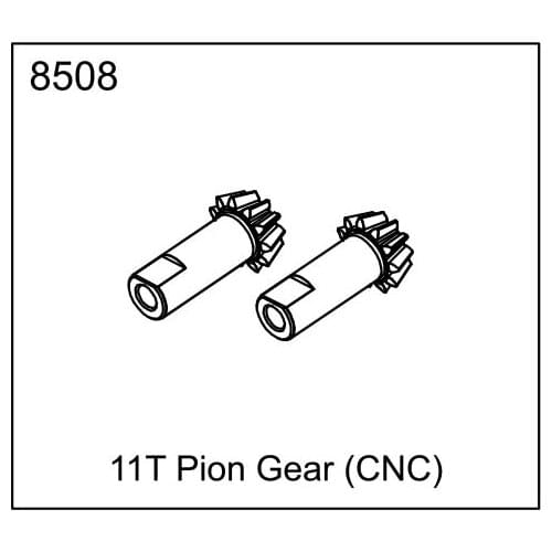 ZD racing EX07 accessories super sports car 1/7 original accessories front and rear universal 8508 11T sector tooth driving gear