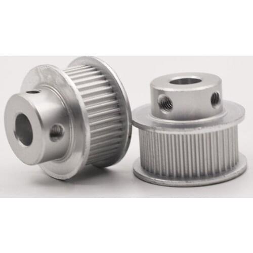 Aluminum Alloy BF Type 2GT 25 Teeth 4/5/6/6.35/7mm Inner Bore Timing Pulley 7/11mm Width 2mm Pitch 25T Synchronous Wheel