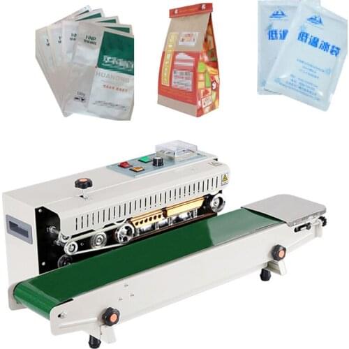Automatic Continuous film sealing machine plastic bag package machine Expanded food bag sealing machine