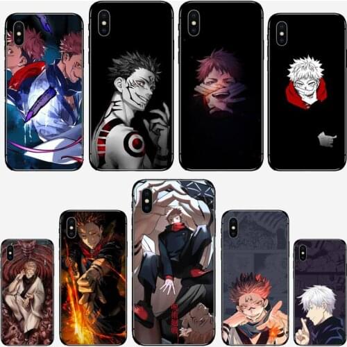 Jujutsu Kaisen Phone Case for iPhone 11 12 mini pro XS MAX 8 7 6 6S Plus X 5S SE 2020 XR