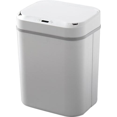 Motion Sensor Trashcan 12L Kitchen Trash Can Infrared Motion Sensor Smart Electric Touchless Touch Free Handsfree Garbage Bin