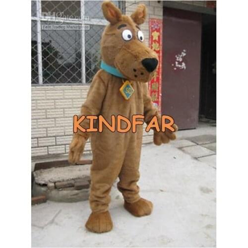 Hot sale Cute Adult Scooby Mascot Costume Plush Fancy Dress Kids Doo Cartoon Character Party Outfit Suit