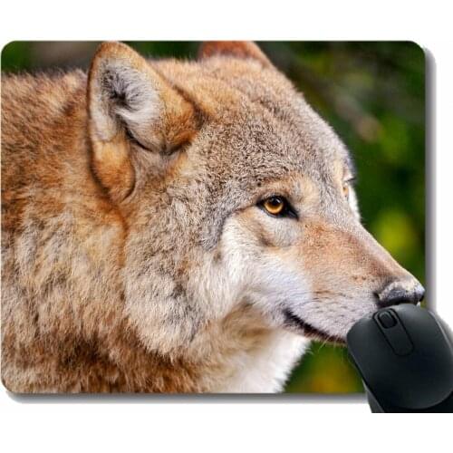 Gaming Mouse Mat,Animal wolf masquerade Rubber Large Mouse pad Mat
