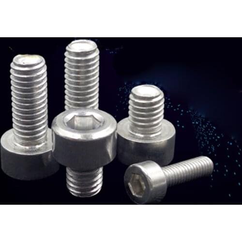 M10 Hex Socket Screw Allen Cylindrical head Bolts Aluminum 16-100mm Length