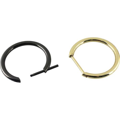 1pcs Metal 30mm Detachable Open Screw D Ring Buckle Fashion Buckle for DIY Leather Craft Bag Strap Belt Handle Shoulder Webbing