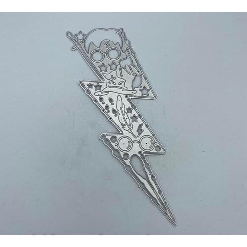 METAL CUTTING DIES lightning Stencil Scrapbooking Photo Album Card Paper Embossing Craft DIY
