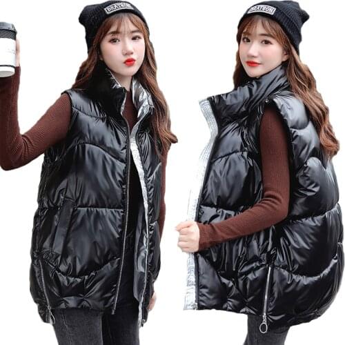 Fashion Winter Coat Women Hooded Warm Vest Plus Size Candy Color Cotton Jacket Female Women Wadded Feminina 2020