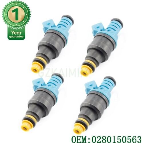 Set 4 new FOR high performance 1700cc fuel injector 0280150563 0 280 150 563 for OPEL 9270291 for IVECO 8036314