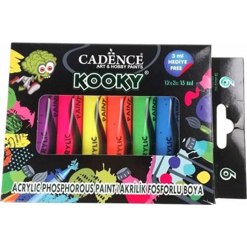 Acrylic Highlighter Paint Set Acrylic paint set 6 colors 15ml fabrics painting clothing pigments art supplies professional artis