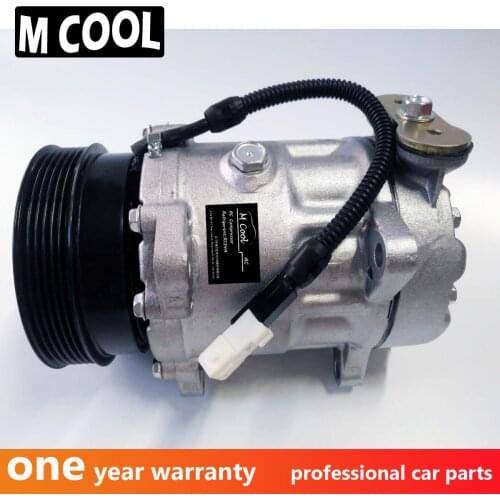 New PV6 Auto AC Compressor For Peugeot Air Conditioner Compressor 406 607 V6 6453AX 6453GP A/C System Repair Parts