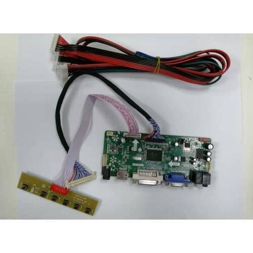LCD controller Driver Board Kit for LM240WU2-SLB4 LM240WU2(SL)(B4) 1920X1200 HDMI+DVI+VGA LCD LED screen Controller Board