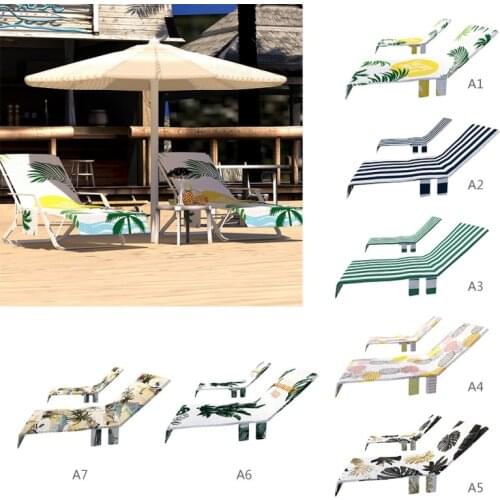 Beach Towel Chair Covers Pool Chair Towel With Pockets Beach Towel Covers For Chaise Green Quick Dry Towel Covers 12