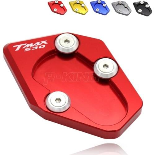 For YAMAHA TMAX530 T-MAX530 TMAX 530 T-MAX 2015 2016 Motorcycle Kickstand Foot Side Stand Extension Pad Support Plate Enlarge