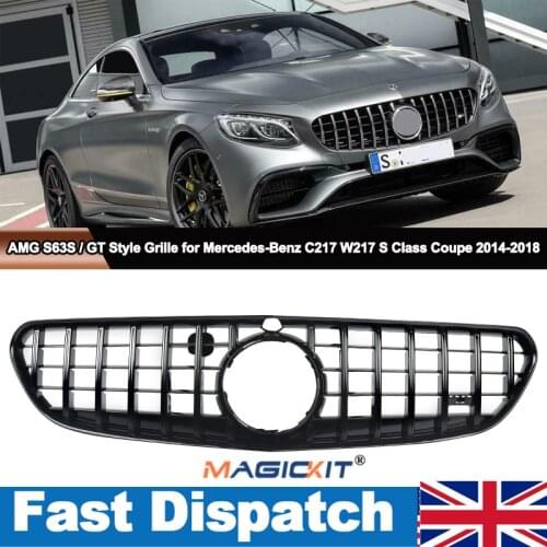 MagicKit AMG S63S / GT Style Grille for Mercedes-Benz C217 W217 S Class Coupe 2014-2018