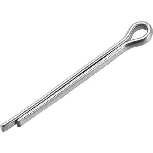 Uxcell 90Pcs Split Cotter Pin - 3mm x 30mm 304 Stainless Steel 2-Prongs Silver Tone