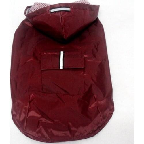 Dog Hoodies Raincoat With Reflective Stripes Pet Outdoor Rain Jacket Poncho For Medium Large Dog Pet Practical Accessories