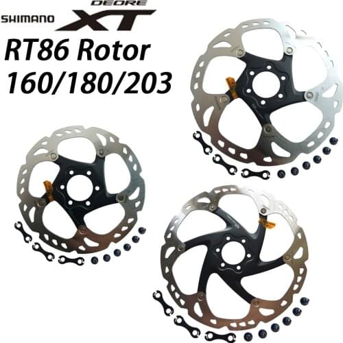 Shimano Deore XT RT86 ZEE RT76 SLX RT66 bike Brake Disc 6 Bolt ice Point Technology MTB Mountain bicycle Disc 160MM 180MM 203MM