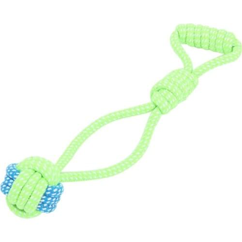 Pet Rope Toy Bite Resistant Washable Dog Rope Ball Puppy Kitten Chew Toy Cat Interactive Toy Dog Training Toys Pet Supplies