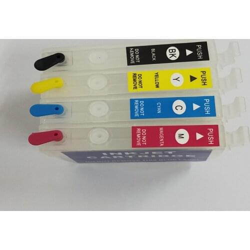 Vilaxh 202 202XL Refill Tinte Patrone für Epson Expression XP-5100 WorkForce WF-2860 Drucker Keine Chip