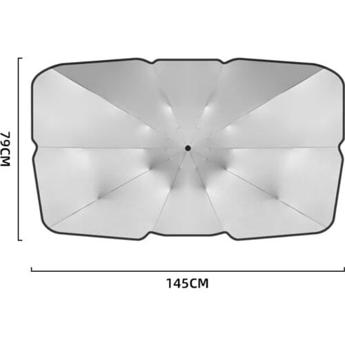 1PC Front Windshield For Car Sunshade Sunshade And Baffle Retractable Sunscreen Heat Insulation And Cooling