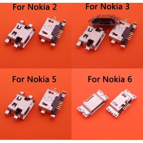20pcs/lot Micro USB Charging Port Dock Plug Jack Connector Charge Power Socket For Nokia 3 2 5 6 TA-1053 TA-1021 TA-1024 FPC N5