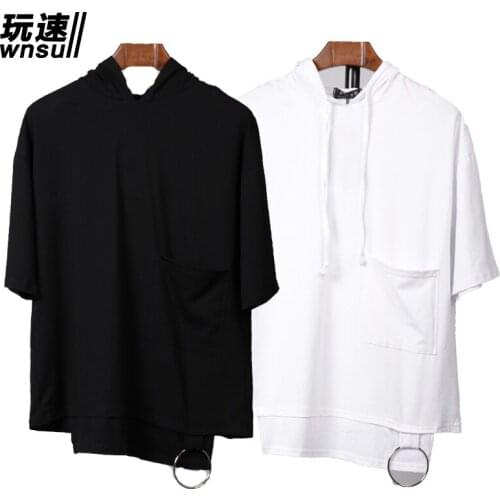 3Wphtato Men's T-shirts With A Hood