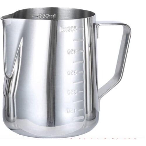 600ml stainless steel measurre cup/Stainless Steel Steaming Frothing Pitcher for Espresso Machines,Milk Frothers & Latte Art jug