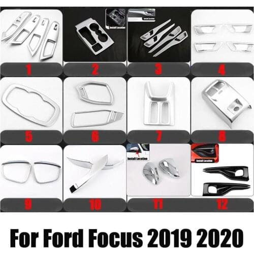 Car-Styling Accessories Special External Interior Decoration Sticker Trim Case For Ford Focus 4 mk4 Sedan Hatchback 2019-2020