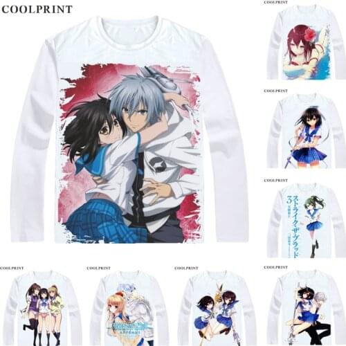 Strike the Blood T-Shirts Multi-style Long Sleeve Shirts Sutoraiku za Buraddo SutoBura Kojou Akatsuki Himeragi Cosplay Shirt