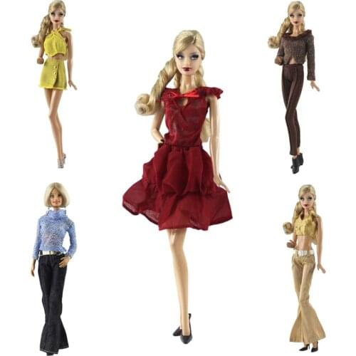 2019 doll clothes Clothing set Autumn Suit Shirt + Pants Outfit Clothes For 1/6 BJD Xinyi Barbie FR ST Doll Gift Xmas Toys