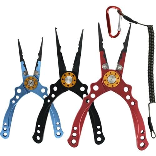 Multi-function Stainless Steel Hook Remover Curved Mouth Tightly Bite Fishing Line Tungsten Steel Serrated