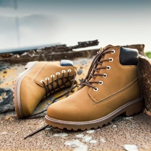 2020 Hot New Autumn Winter Shoes Men Flat Heel Boots Fashion Keep Warm Mens Boots Brand Woman Ankle Botas Camouflage