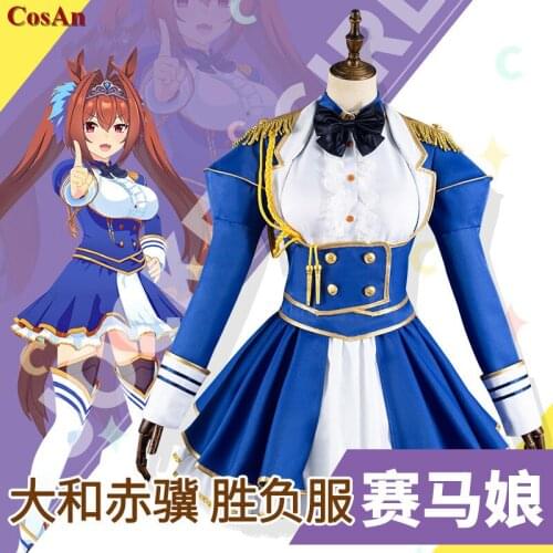 New Game Umamusume:Pretty Derby Season 2 Daiwa Scarlet Cosplay Costume Lovely Combat Uniform Activity Party Role Play Clothing