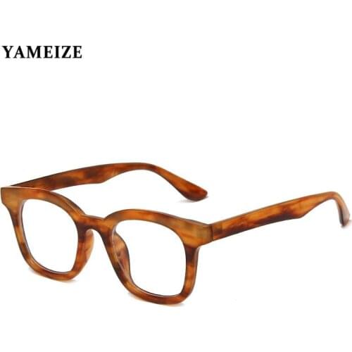 2021 New Anti Blue Light Sunglasses Frame Fashion Square Shape Computer Gaming Goggles Black Frame Blue Light Blocking Eyewea