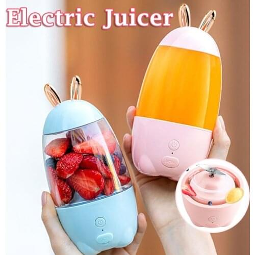 Portable Juice Blender Electric Juicer Fruit Juicer Smoothie Maker Mini Juice Cup Hand Held Personal Fruit Squeezer