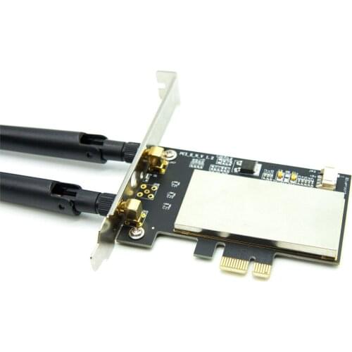 Small PCIE To PCIE AC Wireless Network Card Adapter Card for BCM94352 7260AC AR5B22