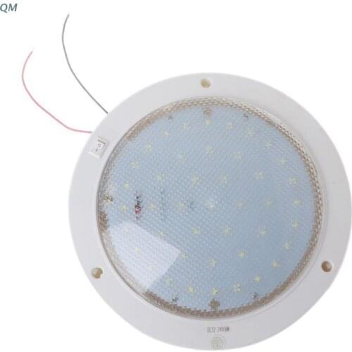 13MF LED RV Interior Led Ceiling Light Boat Camper Trailer Single Dome 12-24V 800LM 9W