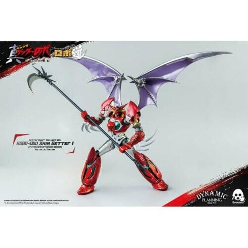 ThreeZero ROBO-DOU Armageddon Shin Getter 1 Robot Action Figure Metal Color Ver