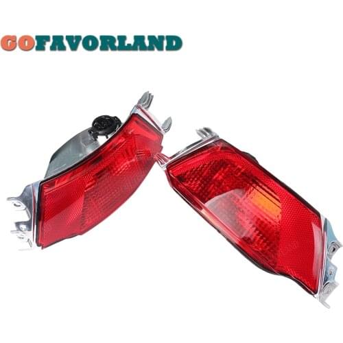 Rear Left Right Side Bumper Fog Light Lamp ABS Plastic Red T4A17151 T4A17150 For Jaguar F-Pace 2017 2018 2019 2020