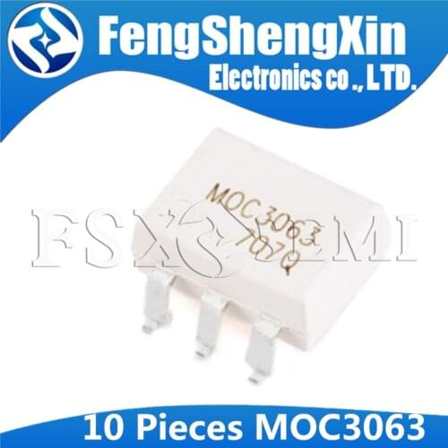 10pcs/lot MOC3063SR2M MOC3063 MOC3063S SOP-6 OPTOCOUPLER