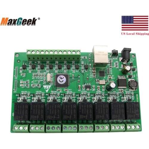 8 Channel Relay Network IP Relay Web Relay Dual Control Ethernet RJ45 interface