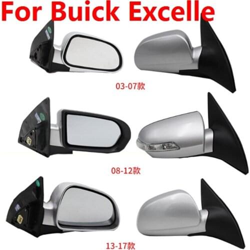 CAPQX High Quanlity side rear view mirror For Buick Excelle 2003-2016 Outside Rearview Mirror assembly