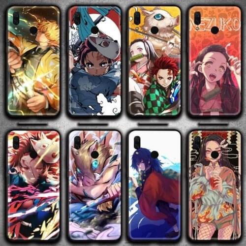 Demons Tanjirou Nezuko Zenitsu Slayers Phone Case for Huawei Y6P Y8S Y8P Y5II Y5 Y6 2019 P Smart Prime Pro