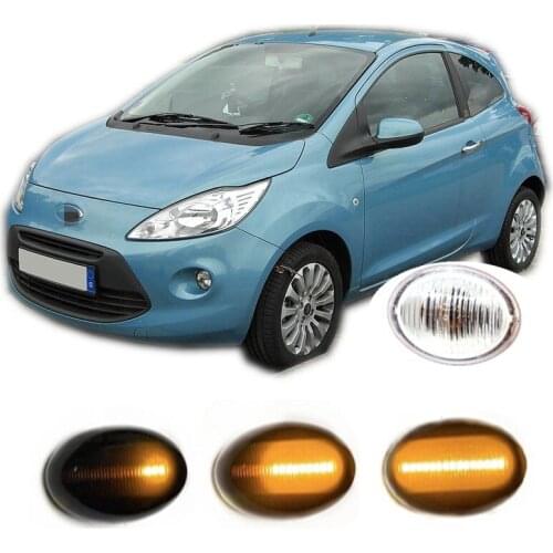Suitable for FORD Ka MK2 RU8 2008 - 2016 Dynamic LED Indicator Side Marker Signal Light Repeater