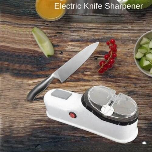 USB socket electric knife sharpener household kitchen multi-function quick sharpening and Replacement grinding wheel