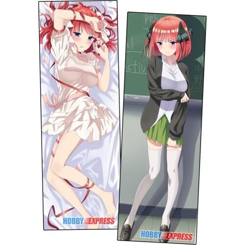 Hobby Express Anime Dakimakura Japanese Otaku Waifu Hugging Body Pillow Cover Nakano Nino Quintessential Quintuplets 21306