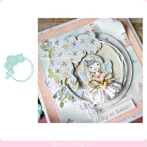 Round Flower Lace Metal Cutting Dies for DIY Scrapbooking Photo Album Decorative Embossing Paper Card Crafts Die Cut 2019