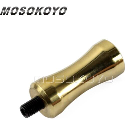 Brass Motorcycle Shifter Peg Gear Universal Shift Toe Foot Pegs Pedal For Harley Street Fat Bob Sportster XL883 72 Cafe Racer