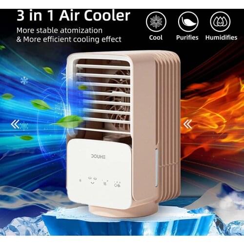 Summer Air Cooler Fans Usb Portable Air Cooler Conditiioner Fan Office Home Table Air Cooling Fan Easy Cool Purifies#g4
